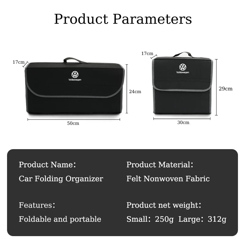 Чанта-органайзер cгъваема за Volkswagen VW
